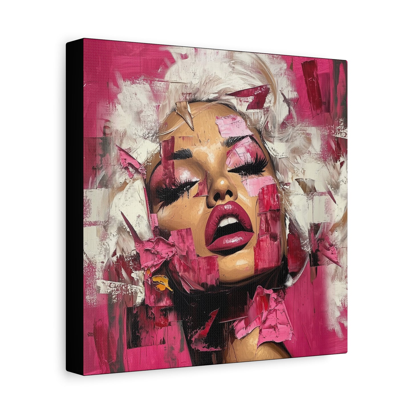Gallery Wrapped Canvas, Guilt and Grit Adult Art Canvas, Erotic Pinup Art Canvas – Zora