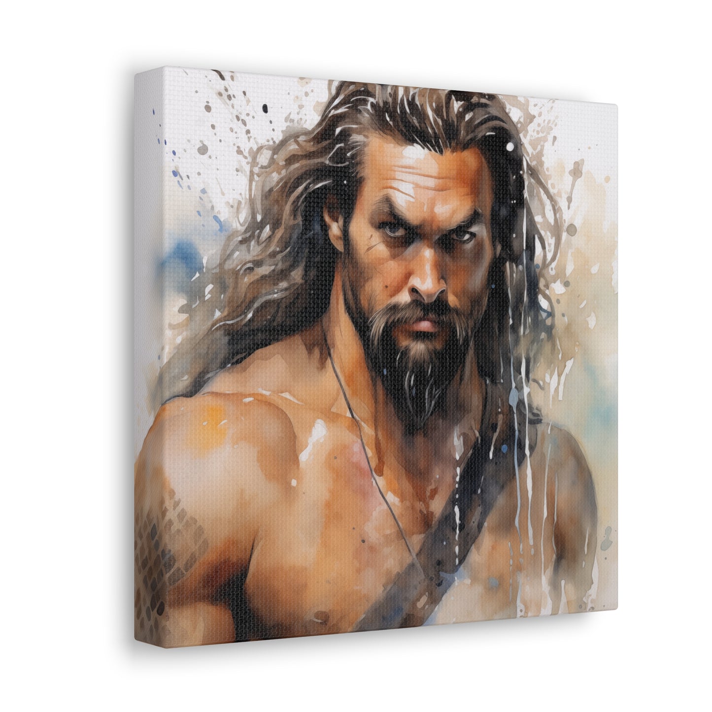 Gallery Wrapped Canvas, Celebrity Inspired, Pop Art Canvas – Jason