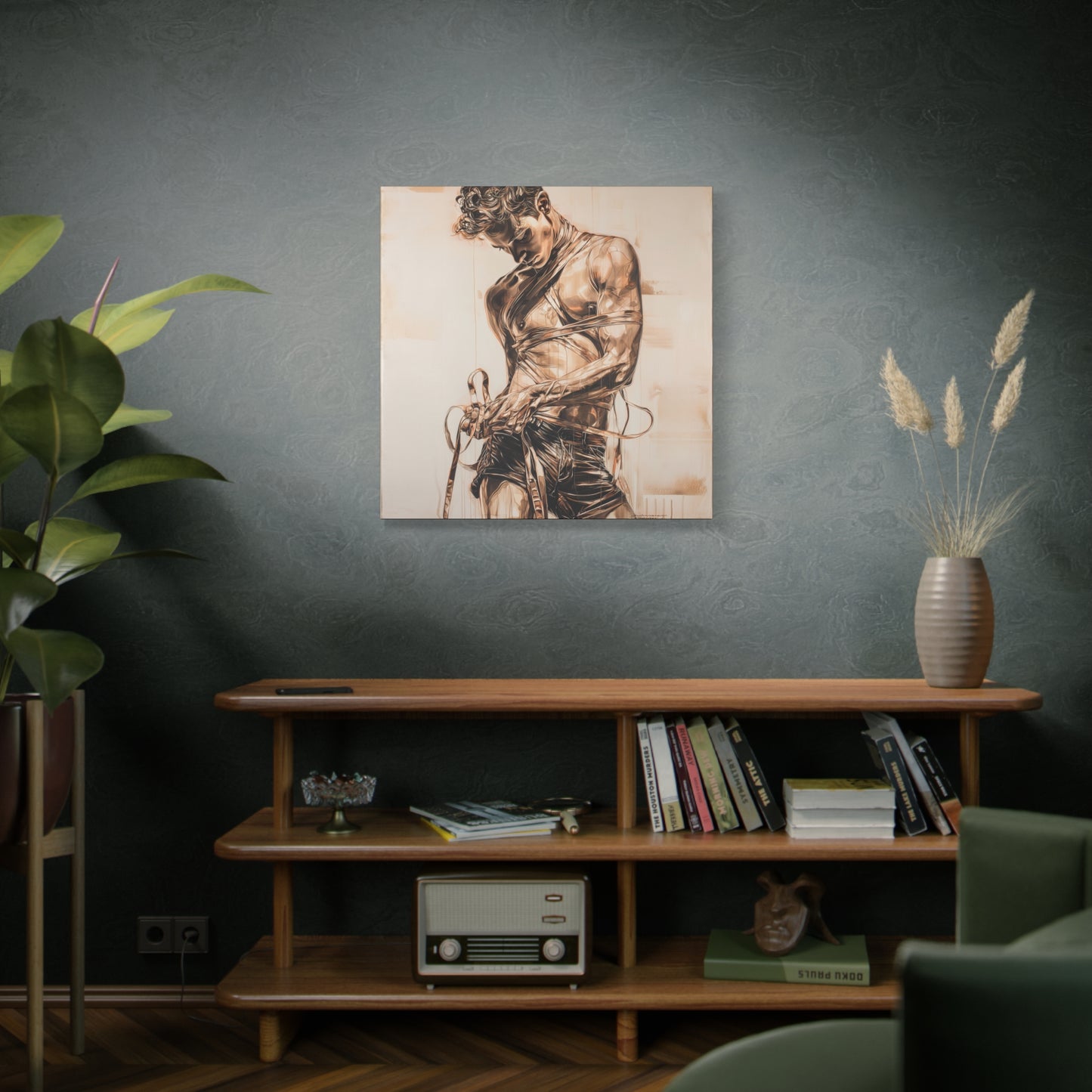 Gallery Wrapped Canvas, Ropes and Reverence Art Canvas, Erotic Shibari Art Canvas – Orion