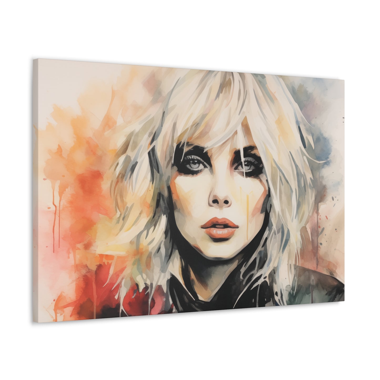 Gallery Wrapped Canvas, Celebrity Inspired, Pop Art Canvas – Debbie