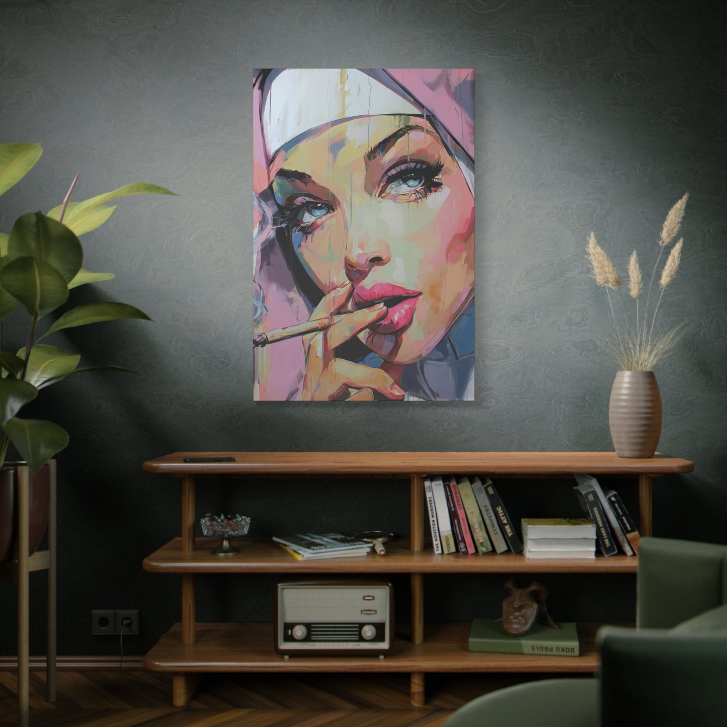 Gallery Wrapped Canvas, Habits and Heresy Art Canvas, Naughty Nuns Art Canvas – Sister Ophelia