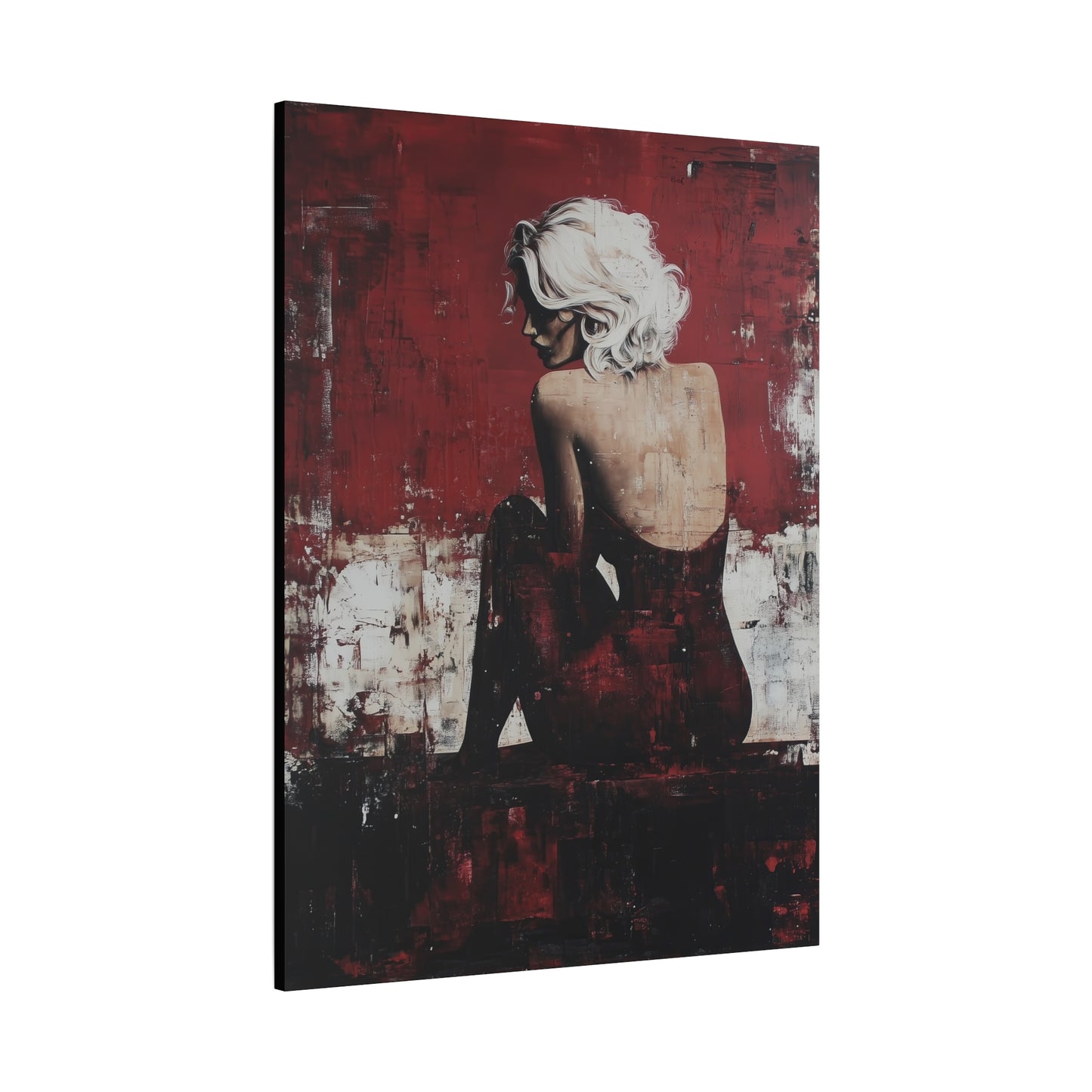 Gallery Wrapped Canvas, Guilt and Grit Adult Art Canvas, Erotic Pinup Art Canvas – Vivica
