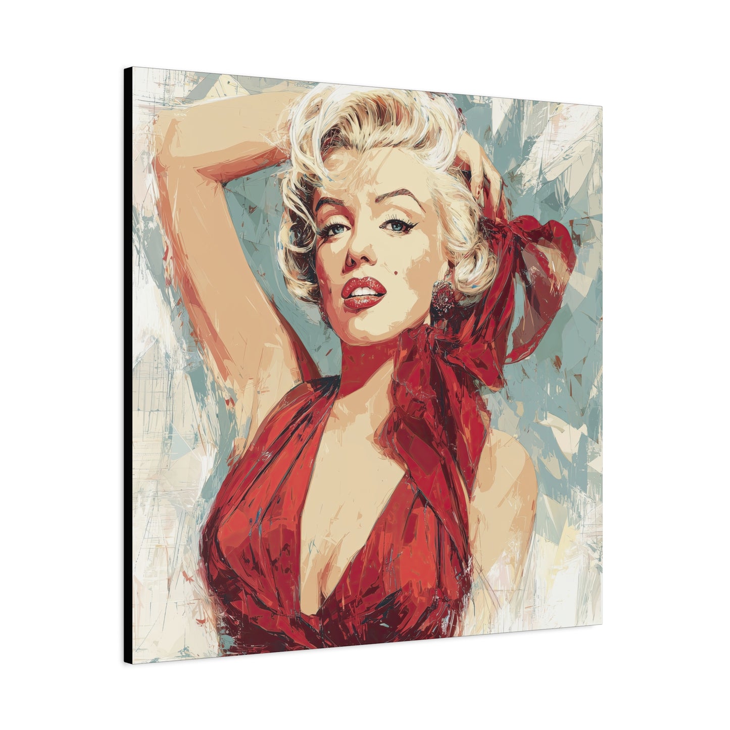 Gallery Wrapped Canvas, The Diva Project Art Canvas, Pinup Art Canvas – Marilyn Monroe - ONE