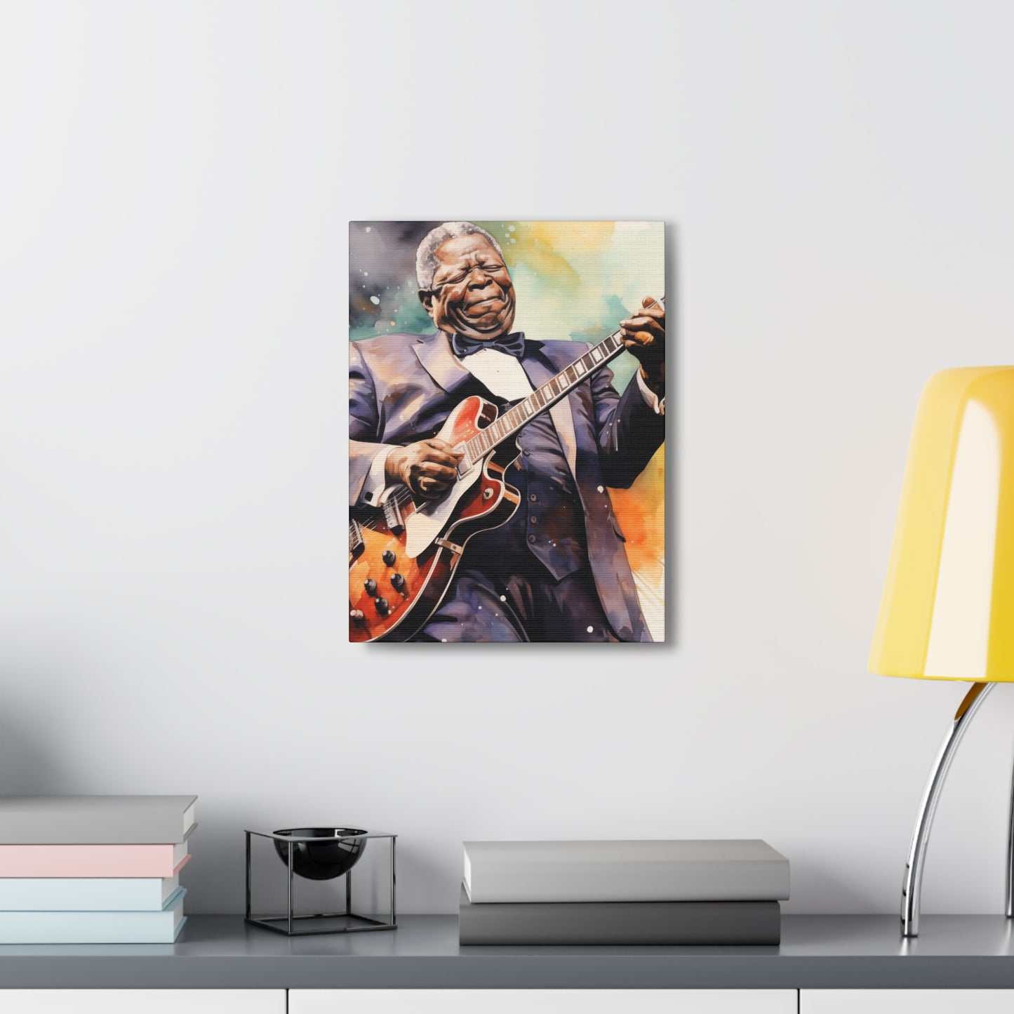 Gallery Wrapped Canvas, Celebrity Inspired, Pop Art Canvas – The King