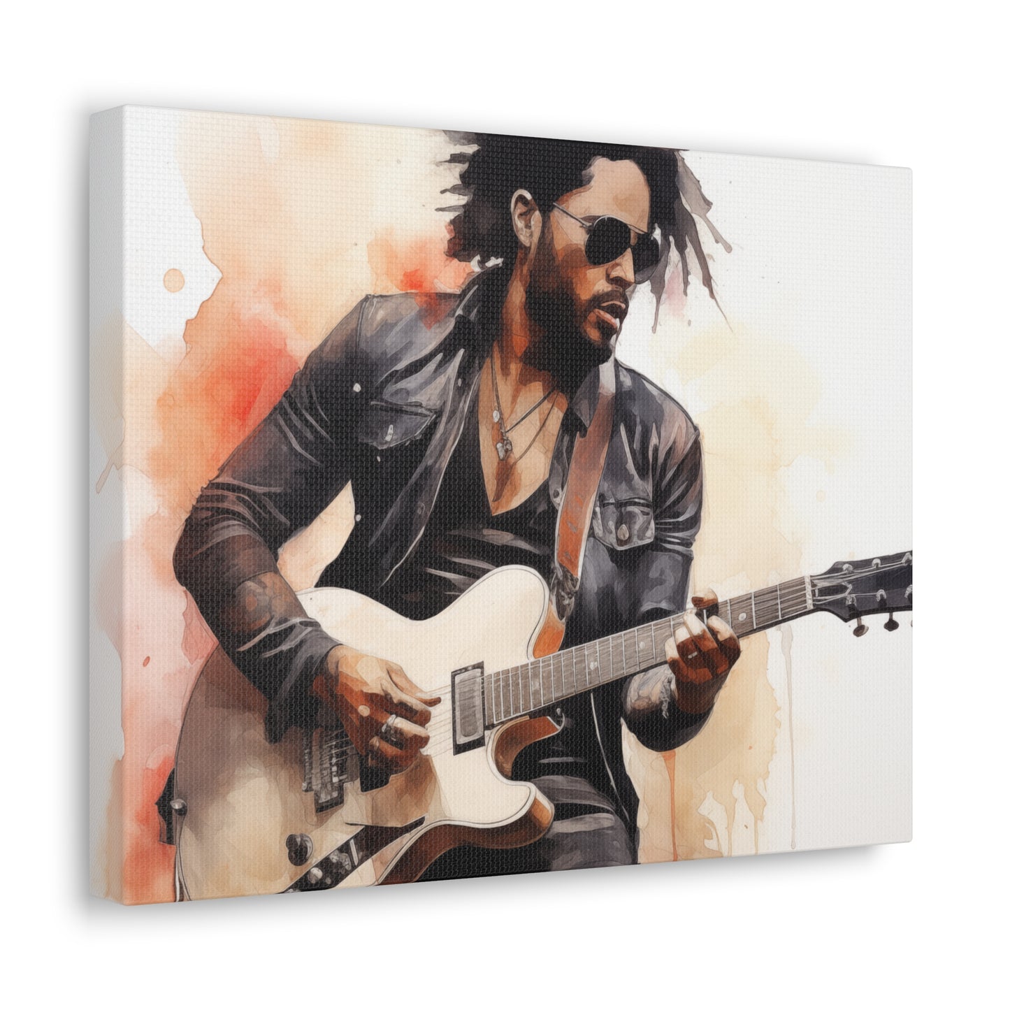 Gallery Wrapped Canvas, Celebrity Inspired, Pop Art Canvas – Lenny Also