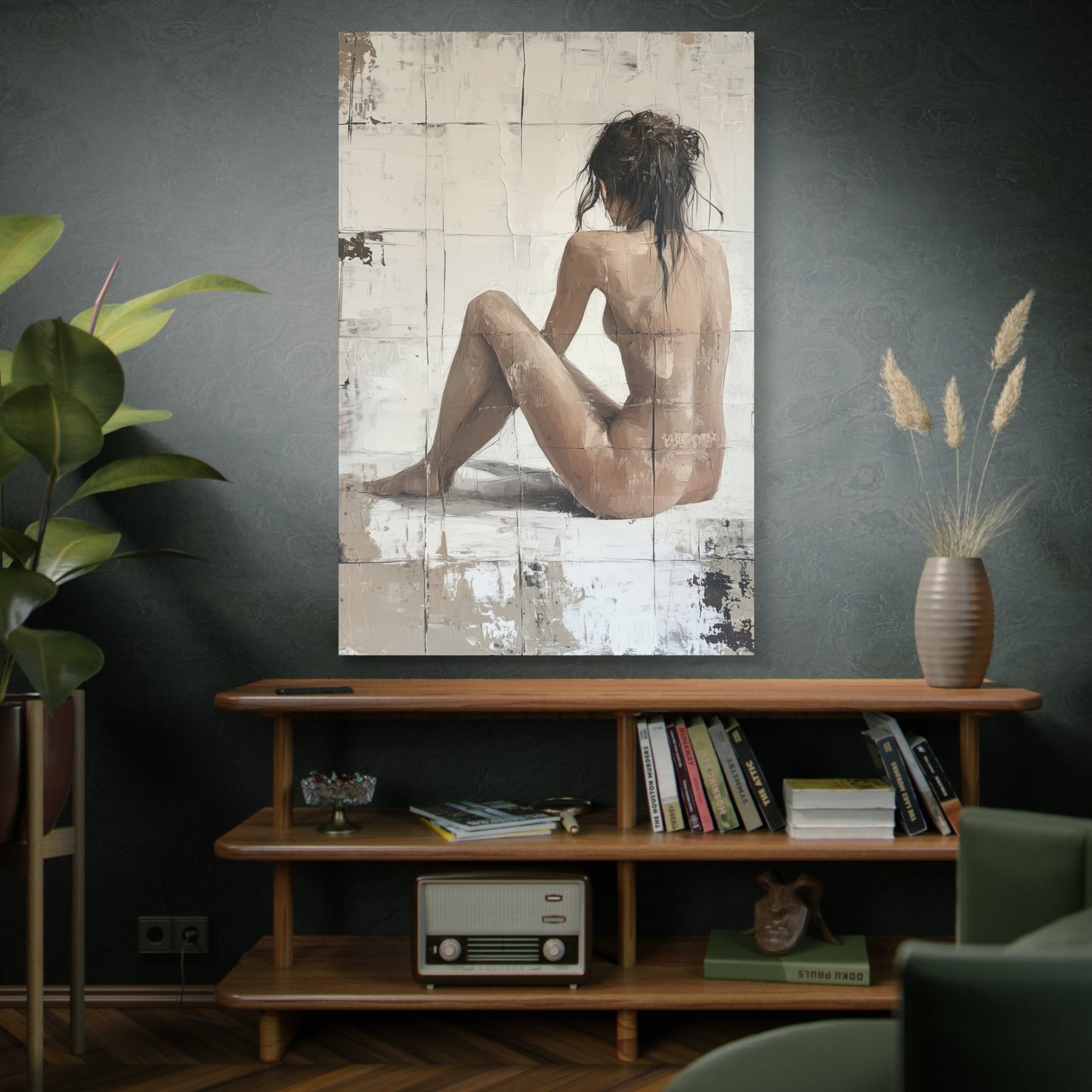 Gallery Wrapped Canvas, Sinners and Saints Art Canvas, Erotic Pinup Art Canvas – Eve