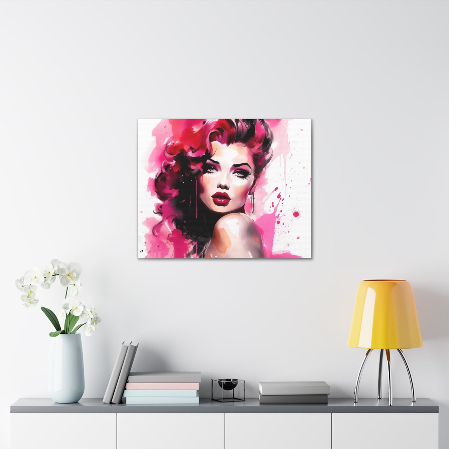 Canvas Wall Art, Gallery Wrapped Pop Art, Diva Wall Art – Thalia