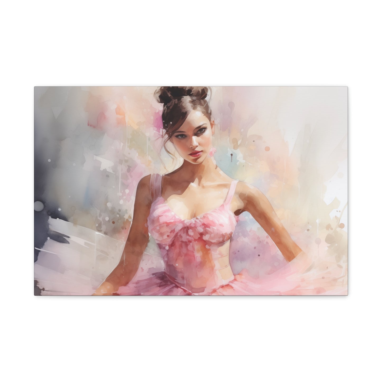 Gallery Wrapped Canvas, Ballerina Beauty, Ballet Art Canvas – Lily
