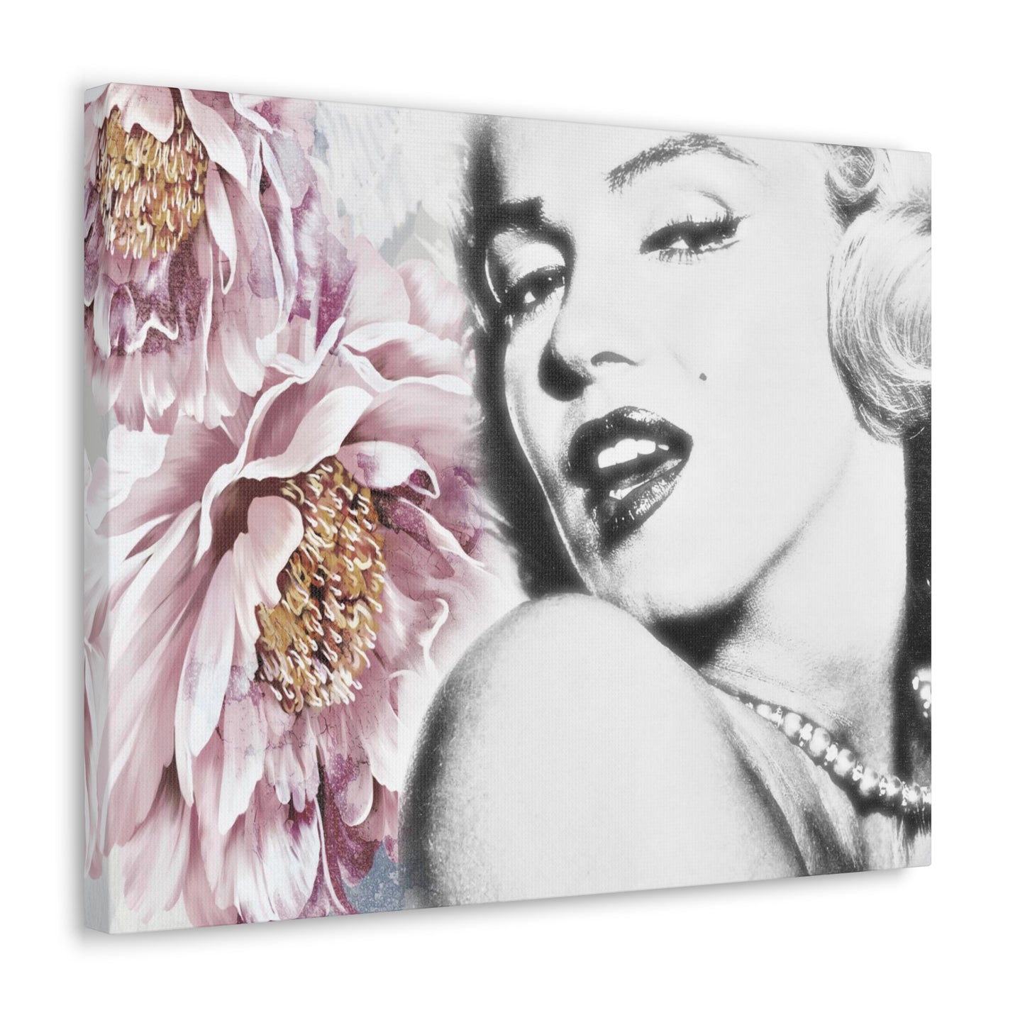 Canvas Wall Art, Gallery Wrapped Pop Art, Celebrity Wall Art – Marilyn Monroe - Bloom