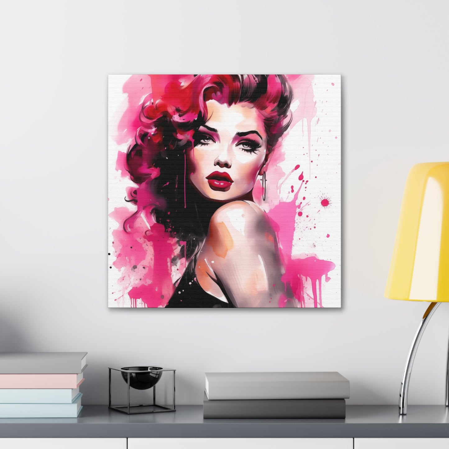 Canvas Wall Art, Gallery Wrapped Pop Art, Diva Wall Art – Thalia