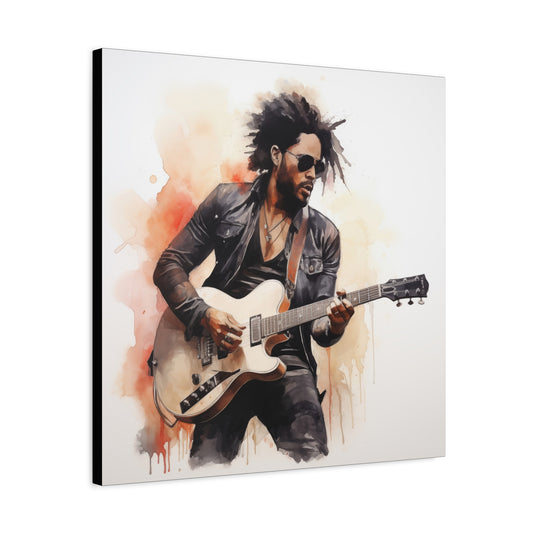 Gallery Wrapped Canvas, Celebrity Inspired, Pop Art Canvas – Lenny