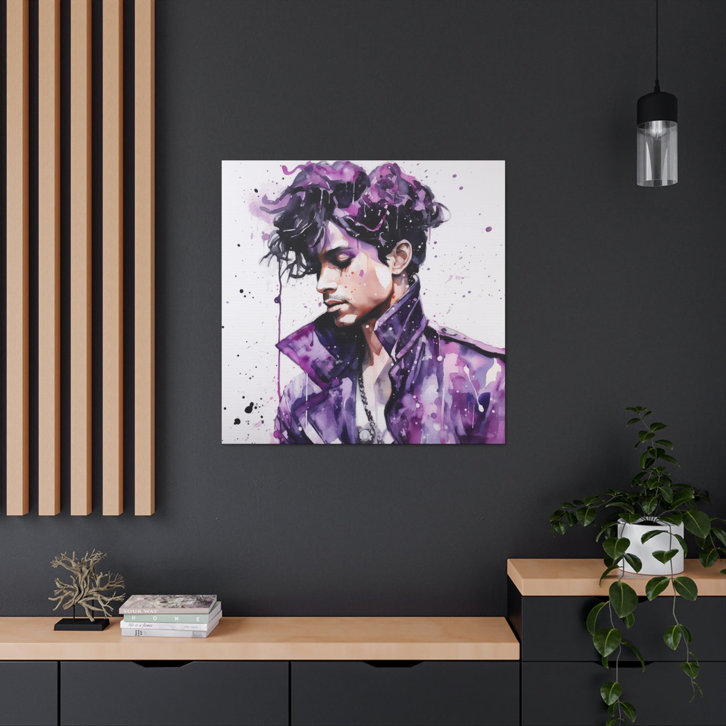 Gallery Wrapped Canvas, Celebrity Inspired, Pop Art Canvas – Prince Rogers Also