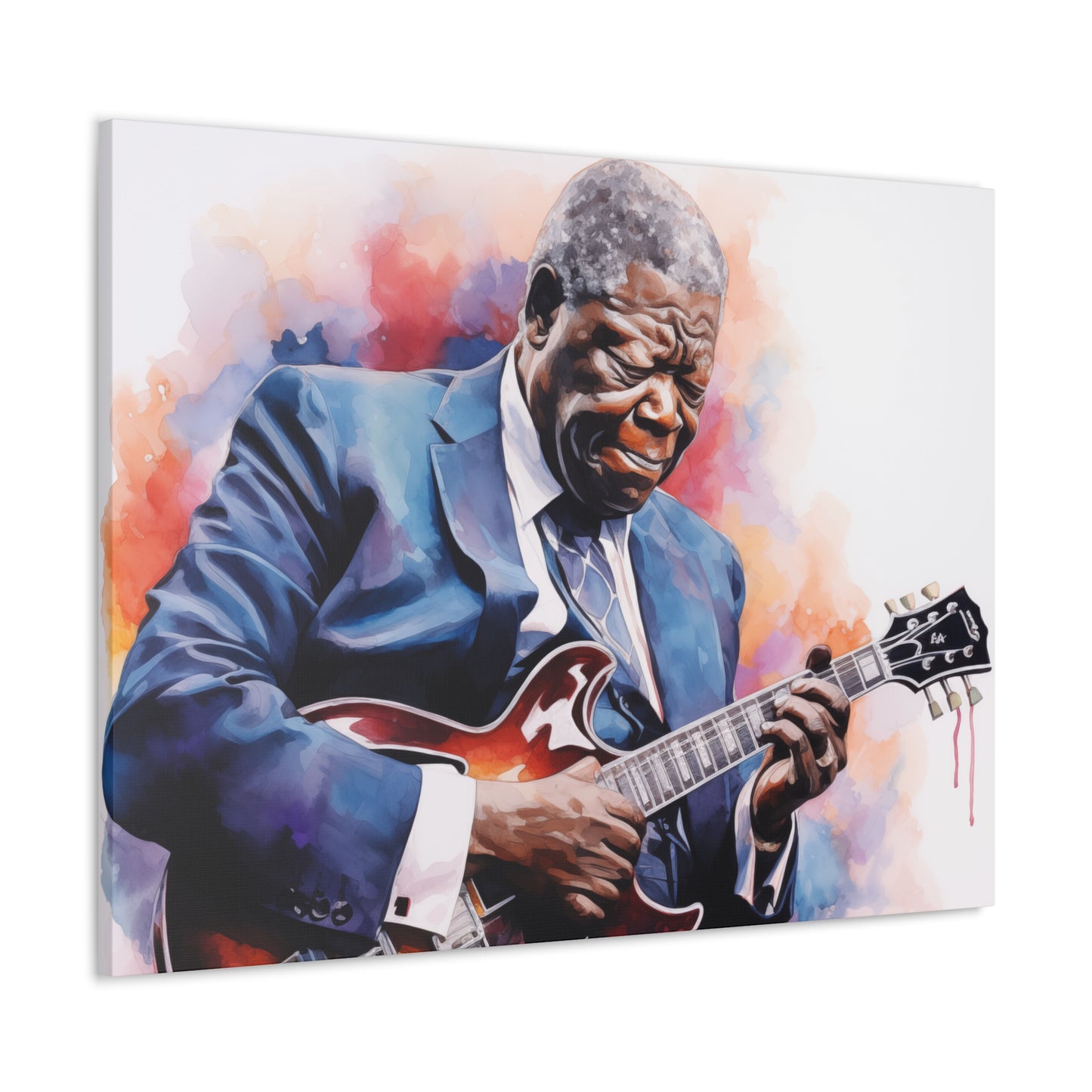 Gallery Wrapped Canvas, Celebrity Inspired, Pop Art Canvas – The King Also