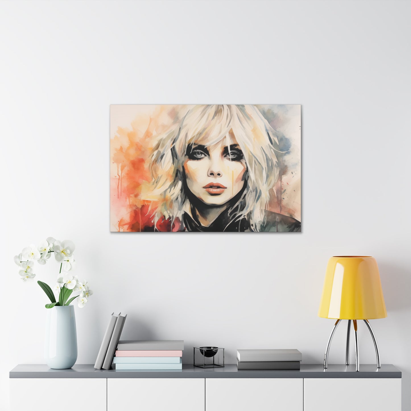 Gallery Wrapped Canvas, Celebrity Inspired, Pop Art Canvas – Debbie
