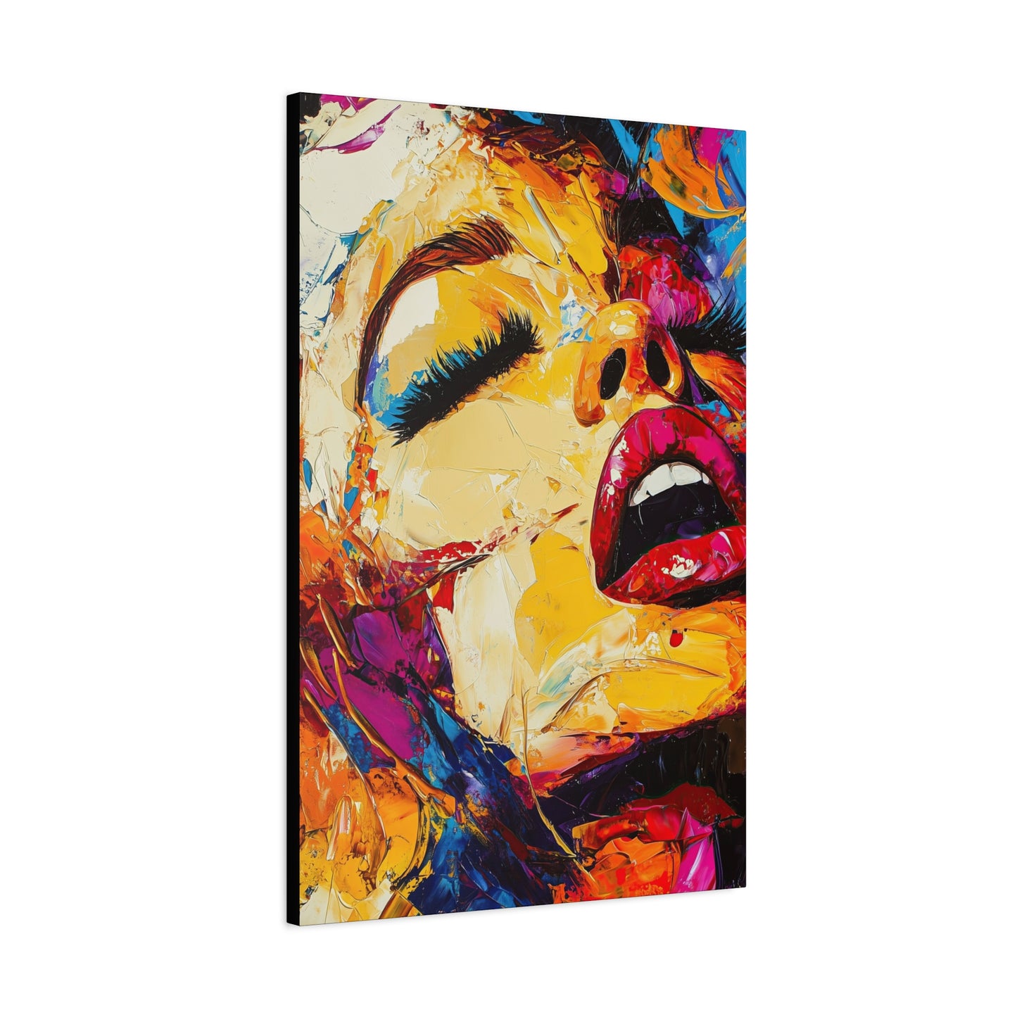 Gallery Wrapped Canvas, Guilt and Grit Adult Art Canvas, Erotic Pinup Art Canvas – Ivy