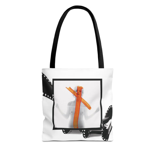 Celebrity Tote Bag, Utility Tote - Marilyn Monroe Autograph Tote - Burned Negative
