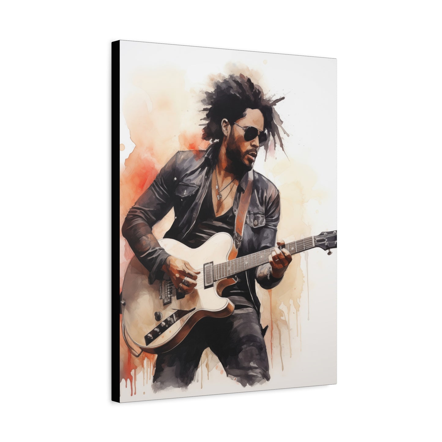 Gallery Wrapped Canvas, Celebrity Inspired, Pop Art Canvas – Lenny