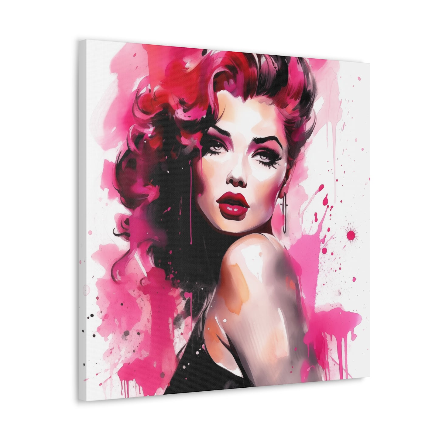 Canvas Wall Art, Gallery Wrapped Pop Art, Diva Wall Art – Thalia