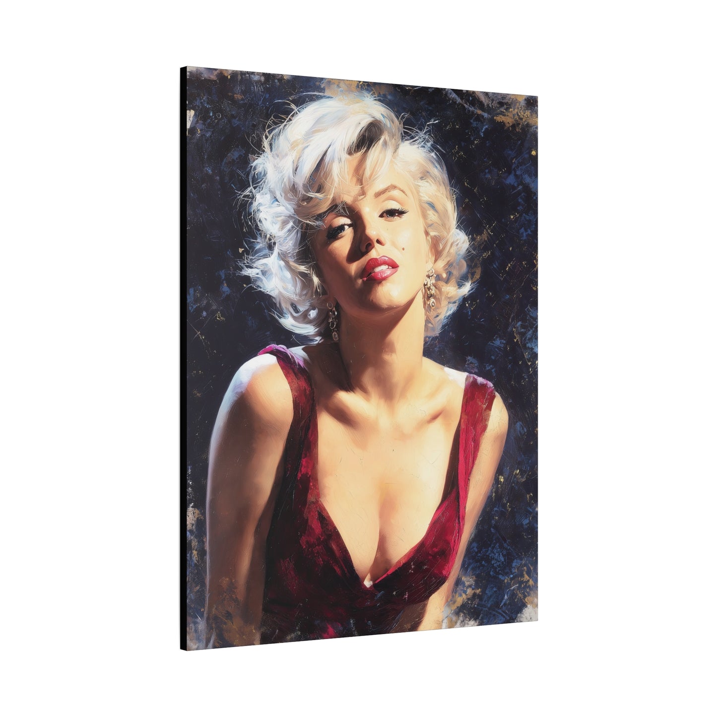 Gallery Wrapped Canvas, The Diva Project Art Canvas, Pinup Art Canvas – Marilyn Monroe - SEVEN