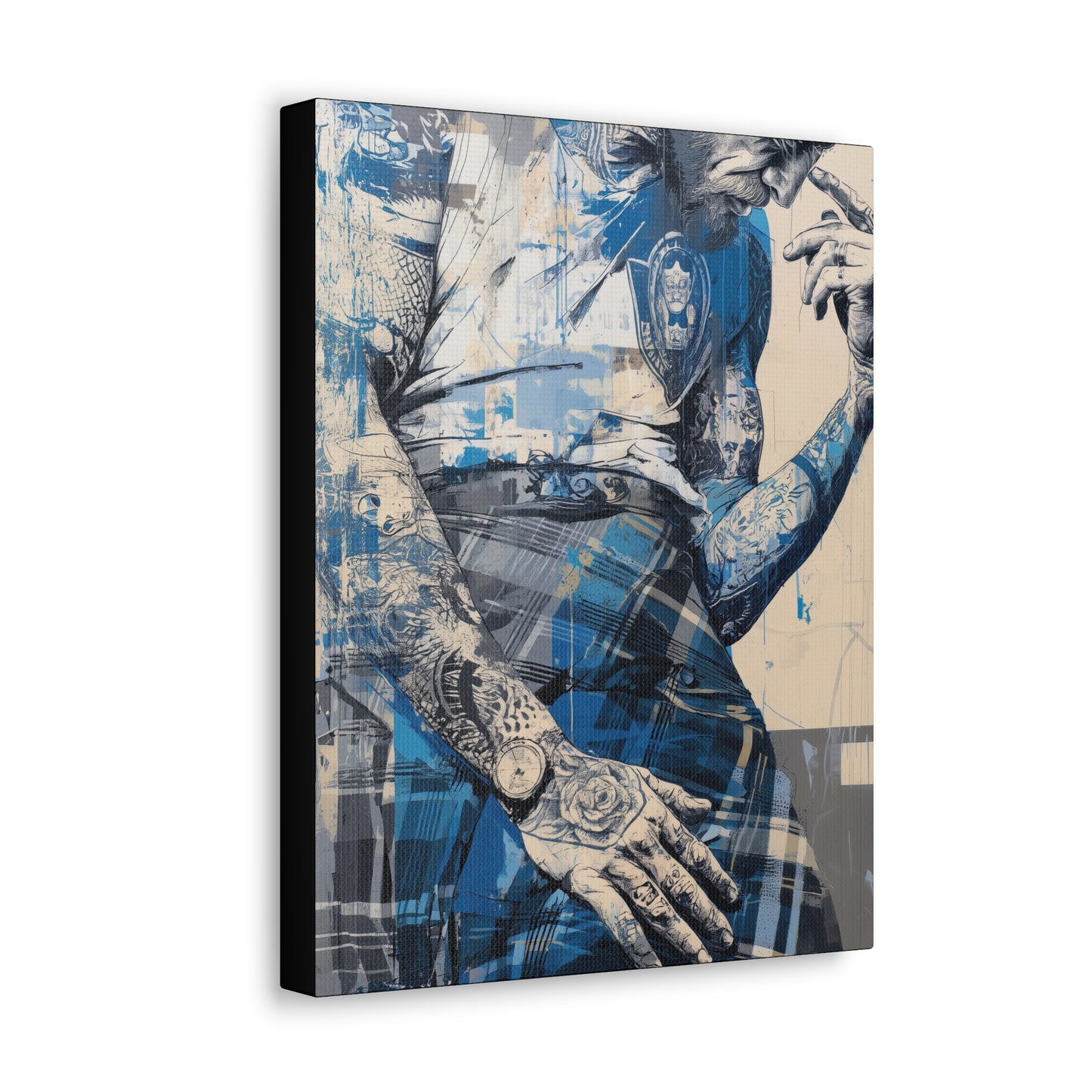 Gallery Wrapped Canvas, Kilts and Carnage Art Canvas, Erotic Pinup Art Canvas – Connor