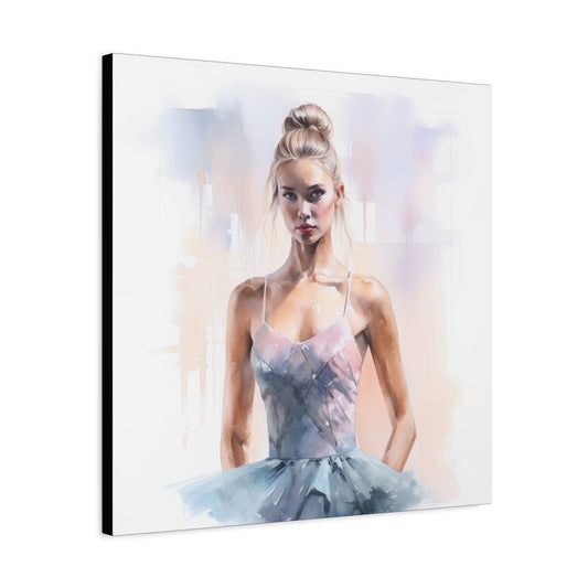 Gallery Wrapped Canvas, Ballerina Beauty, Ballet Art Canvas – Samantha