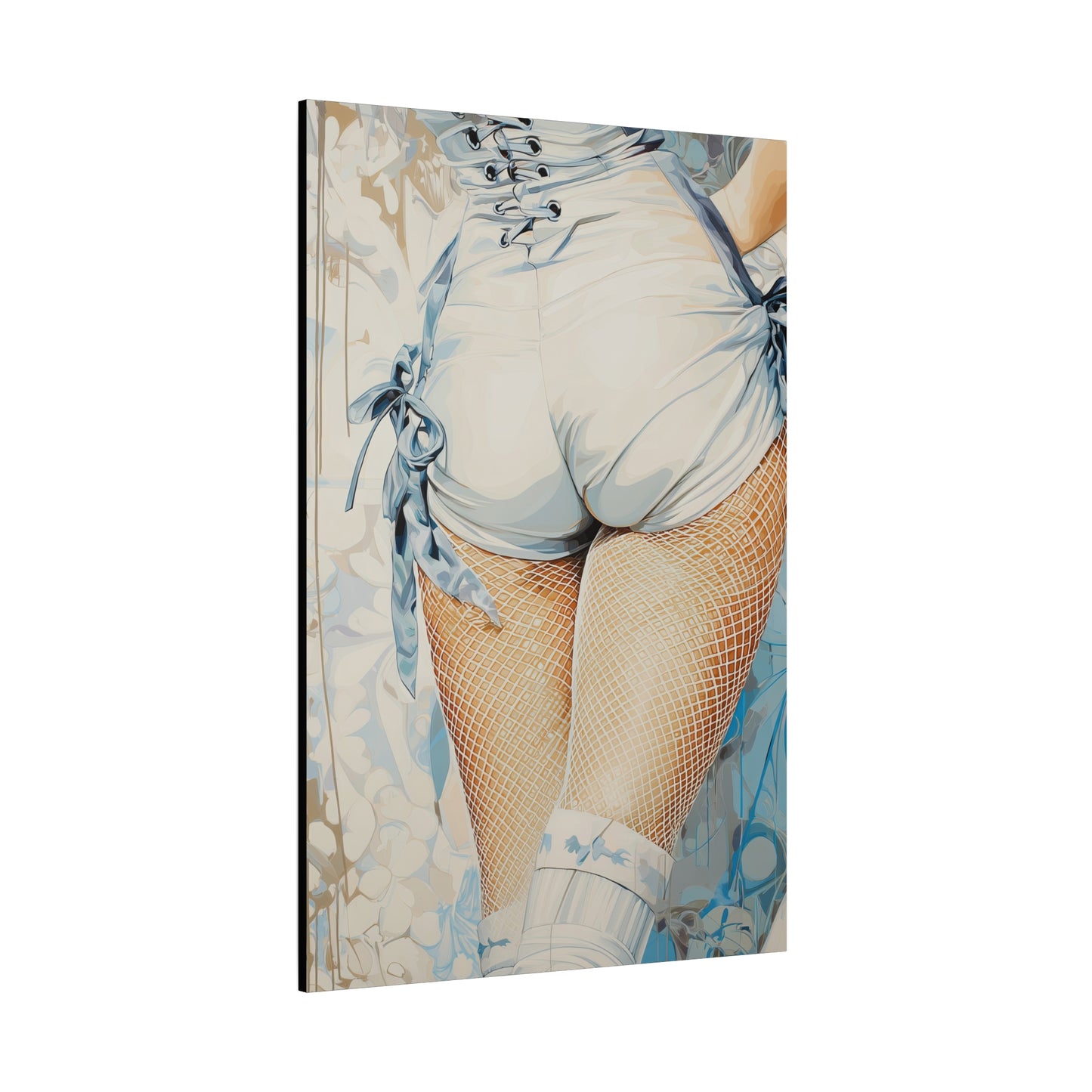 Gallery Wrapped Canvas, Tongue and Cheek Art Canvas, Naughty Girl Art Canvas –  Abigail
