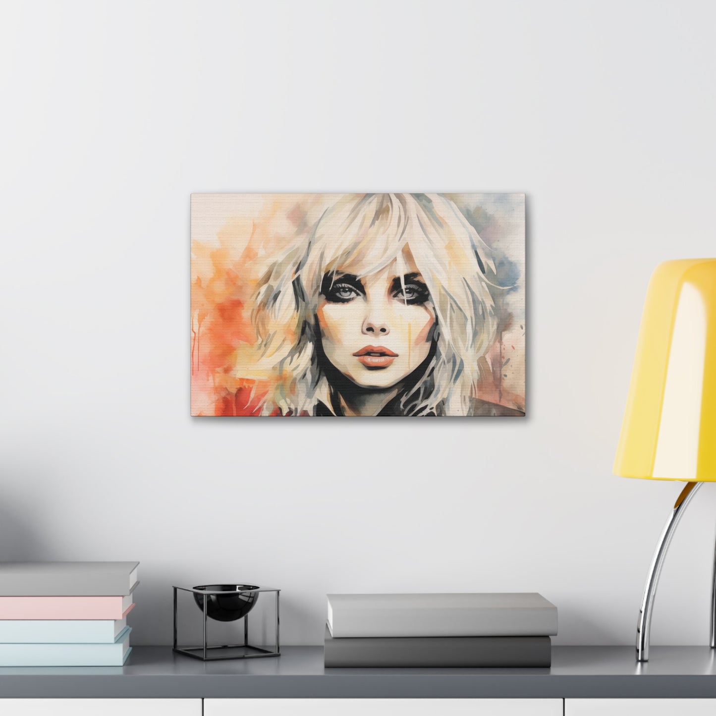 Gallery Wrapped Canvas, Celebrity Inspired, Pop Art Canvas – Debbie