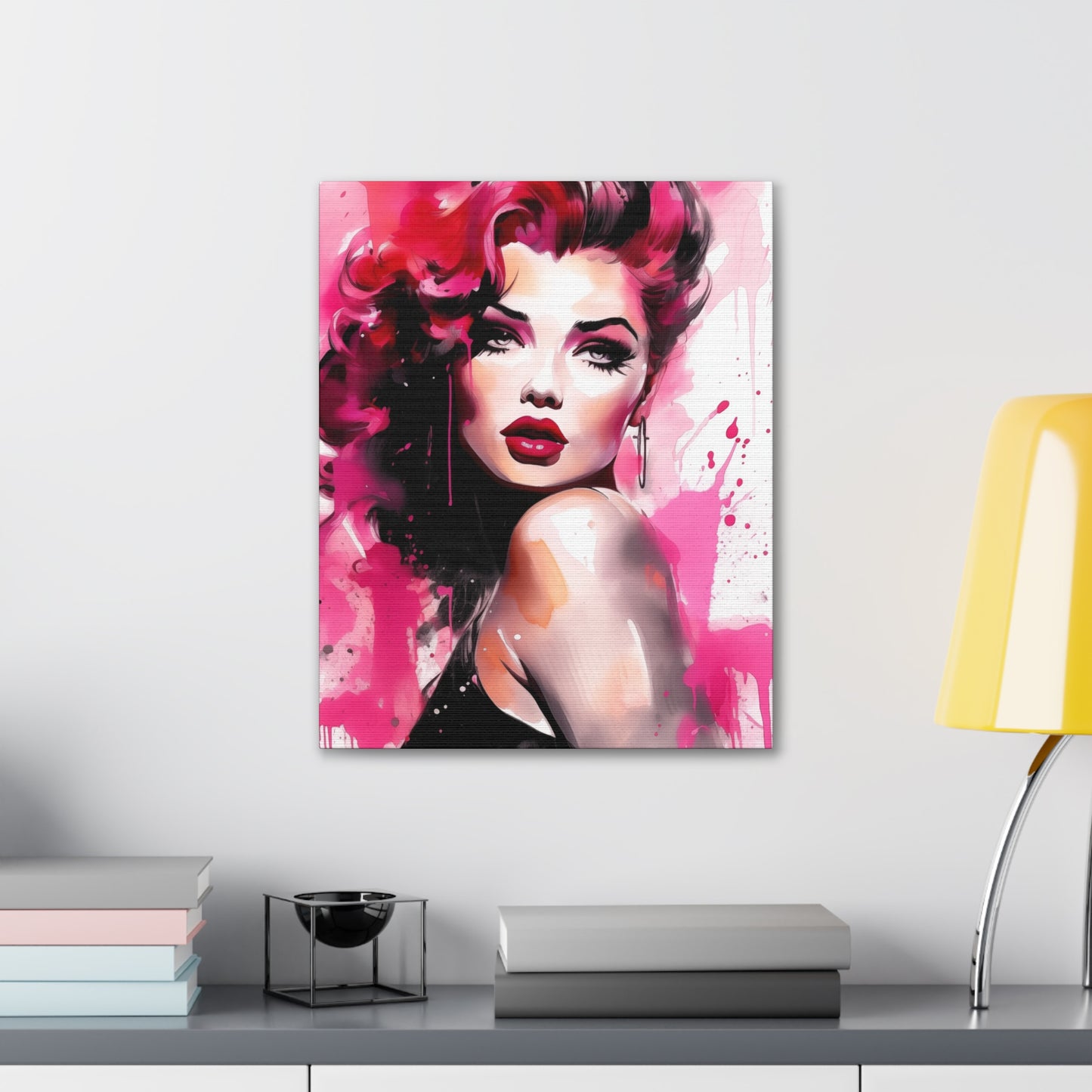Canvas Wall Art, Gallery Wrapped Pop Art, Diva Wall Art – Thalia