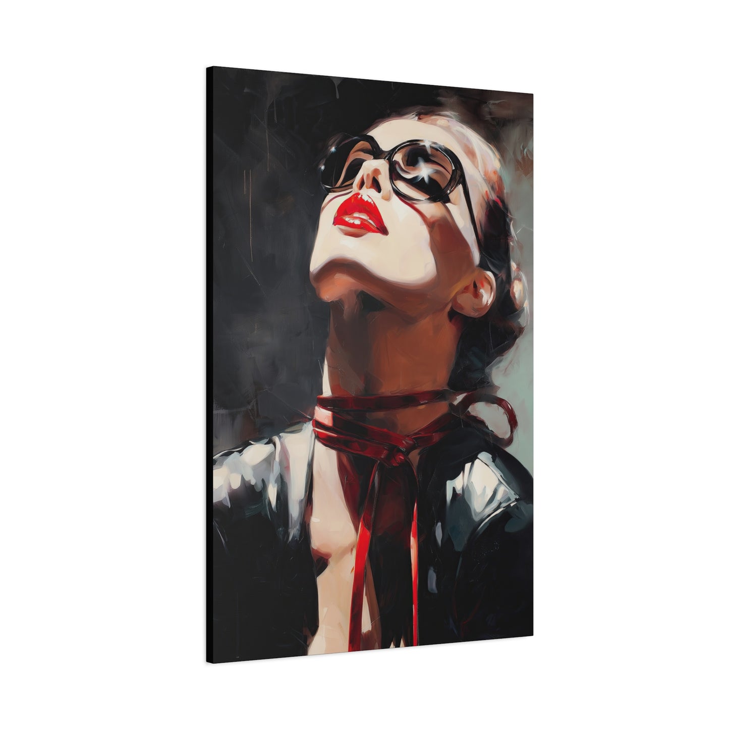 Gallery Wrapped Canvas, Ropes and Reverence Art Canvas, Erotic Shibari Art Canvas – Scarlett