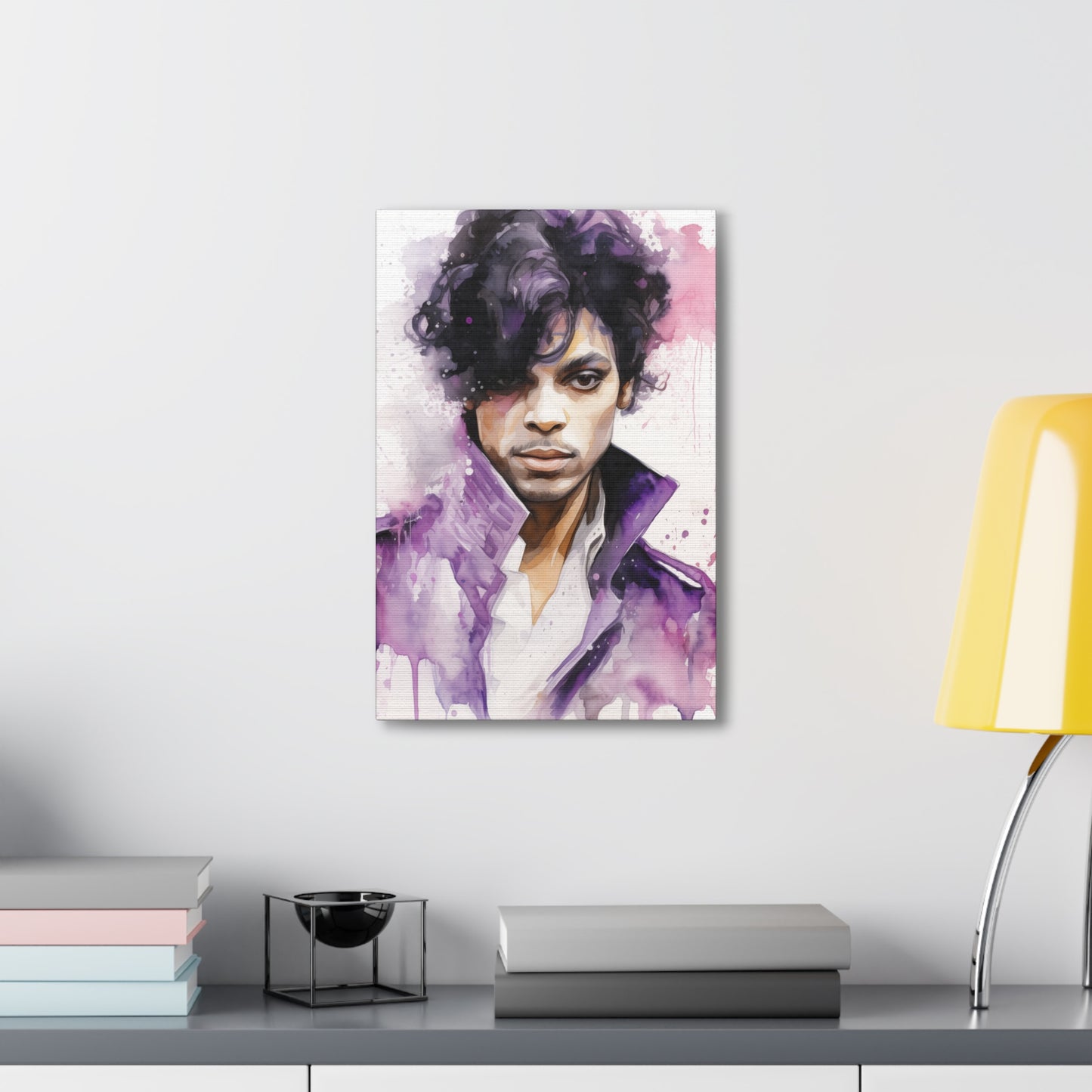 Gallery Wrapped Canvas, Celebrity Inspired, Pop Art Canvas – Prince Rogers