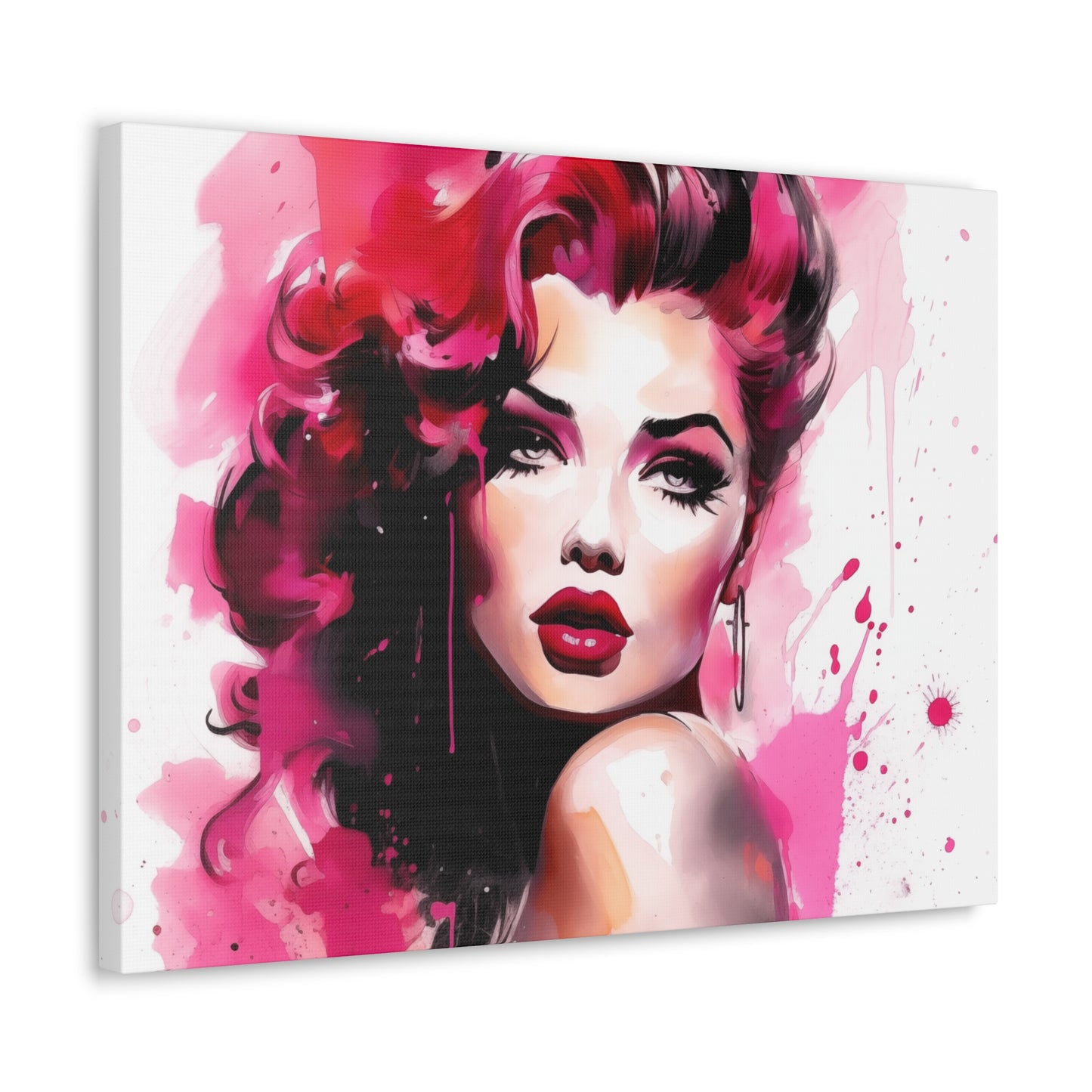 Canvas Wall Art, Gallery Wrapped Pop Art, Diva Wall Art – Thalia