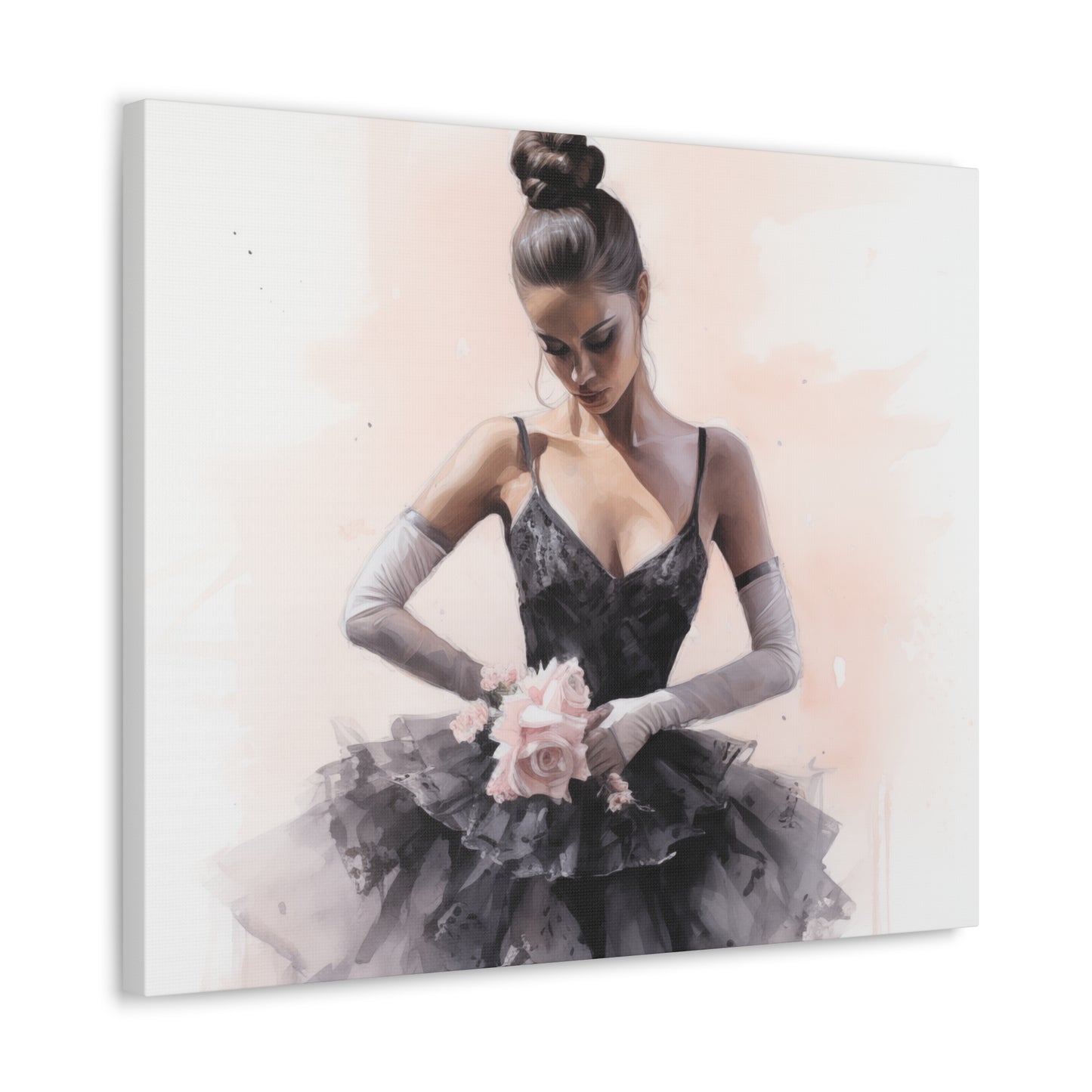 Gallery Wrapped Canvas, Ballerina Beauty, Ballet Art Canvas – Sonja