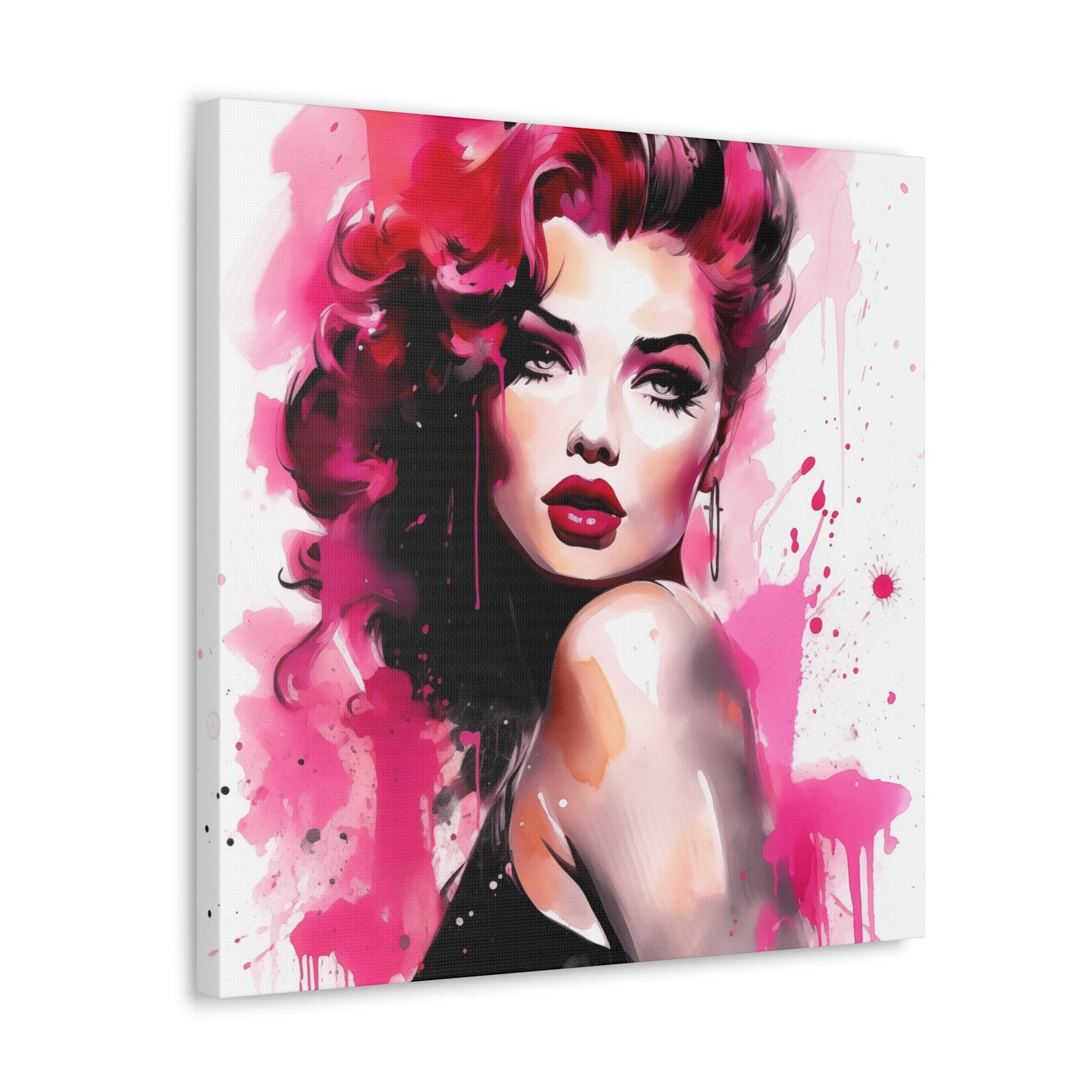 Canvas Wall Art, Gallery Wrapped Pop Art, Diva Wall Art – Thalia