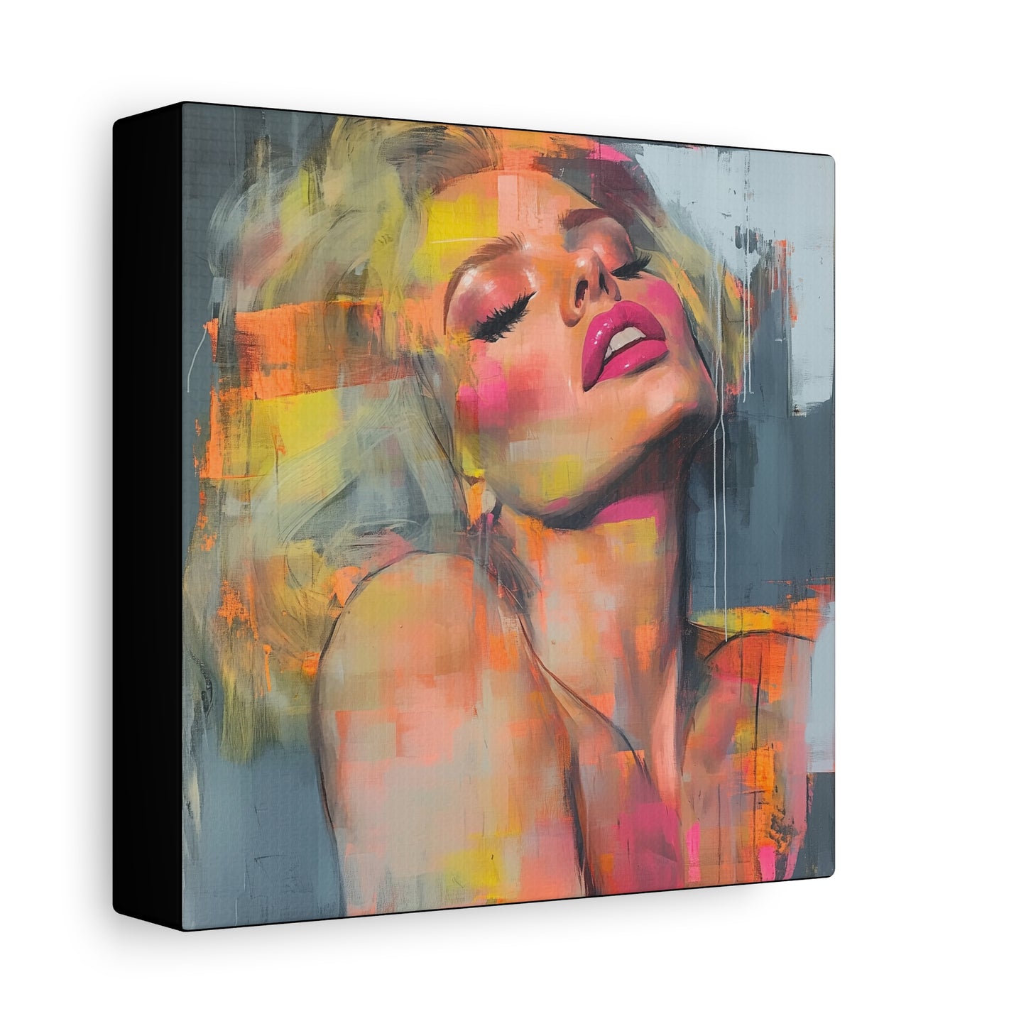 Gallery Wrapped Canvas, Guilt and Grit Adult Art Canvas, Erotic Pinup Art Canvas – Veda