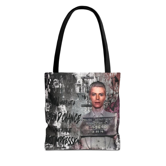 First Impression Tote Bag, Utility Tote - Celebrity Inspired Inspired Tote - Bowie