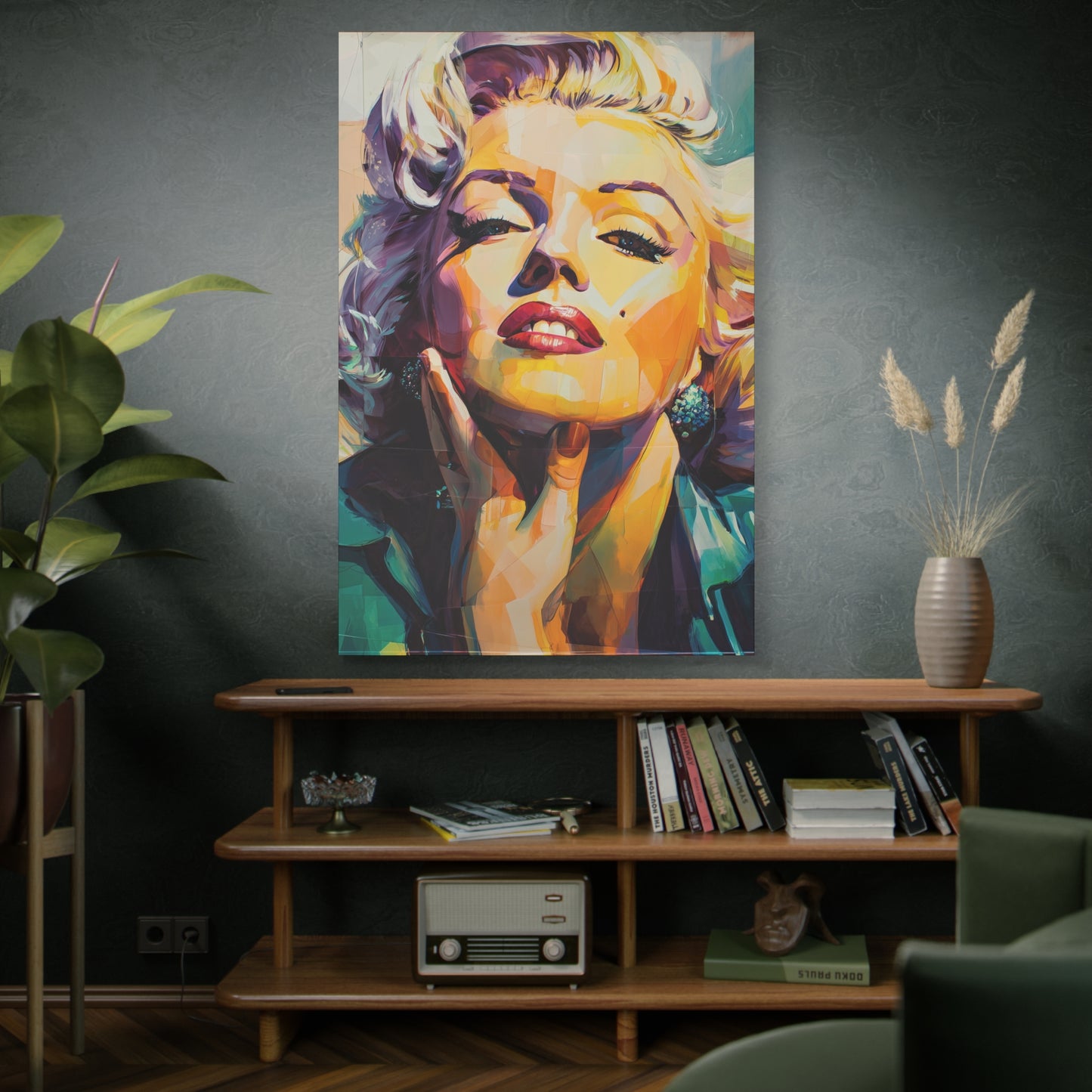 Gallery Wrapped Canvas, The Diva Project Art Canvas, Pinup Art Canvas – Marilyn Monroe - TWO