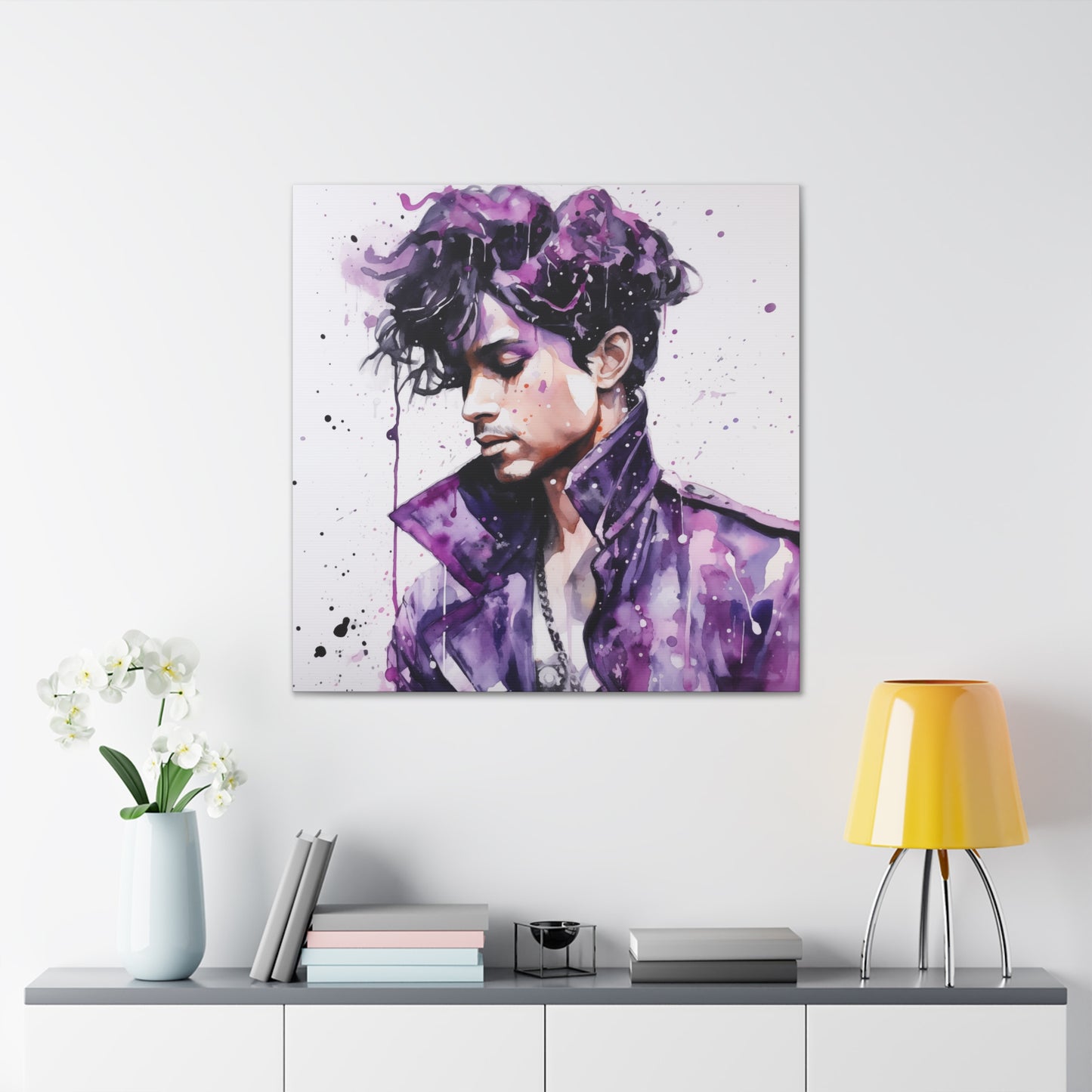 Gallery Wrapped Canvas, Celebrity Inspired, Pop Art Canvas – Prince Rogers Also