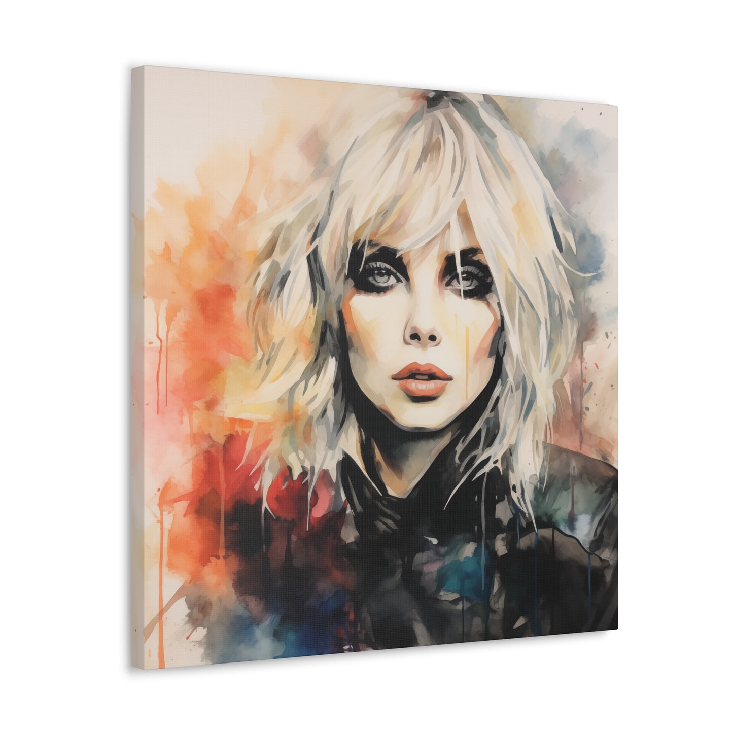 Gallery Wrapped Canvas, Celebrity Inspired, Pop Art Canvas – Debbie