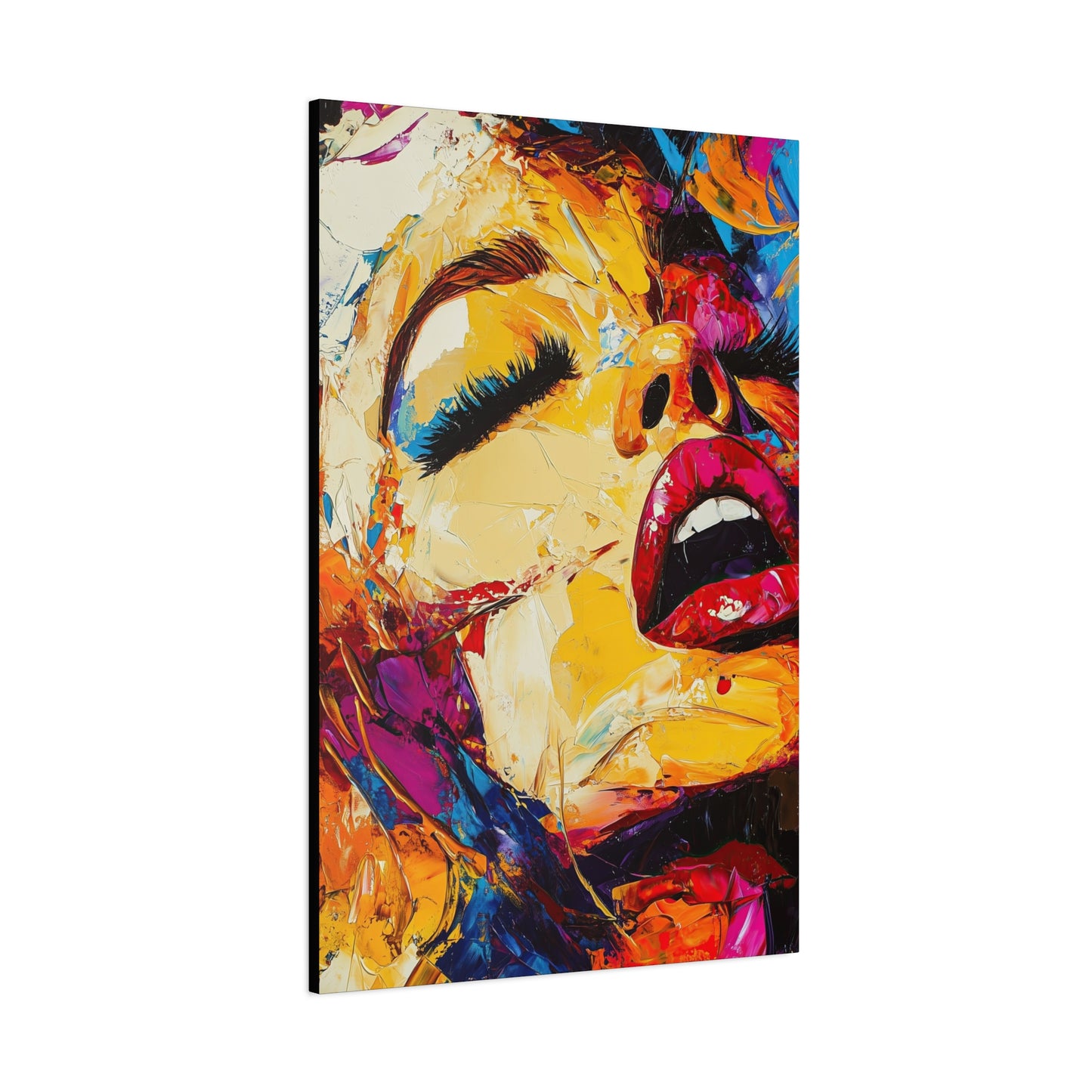 Gallery Wrapped Canvas, Guilt and Grit Adult Art Canvas, Erotic Pinup Art Canvas – Ivy