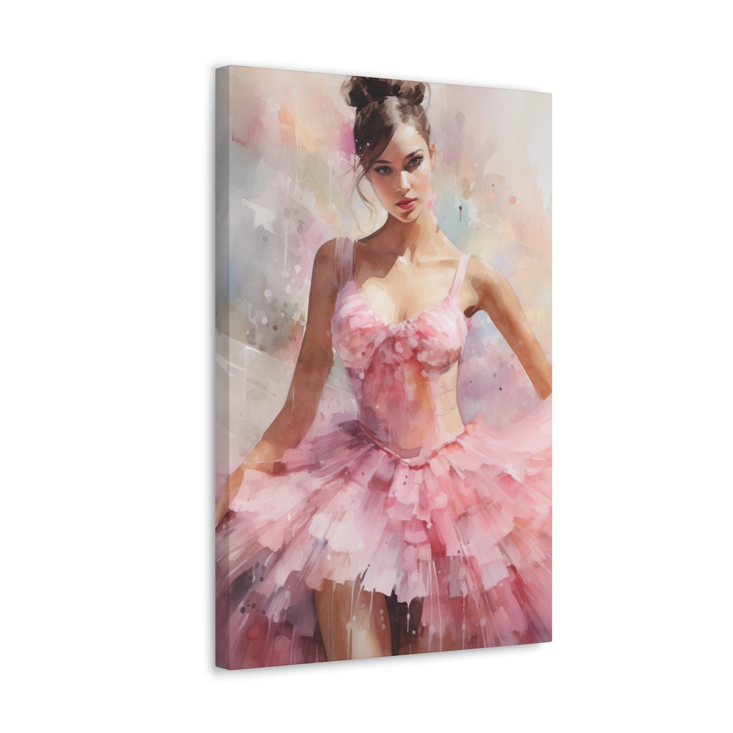Gallery Wrapped Canvas, Ballerina Beauty, Ballet Art Canvas – Lily