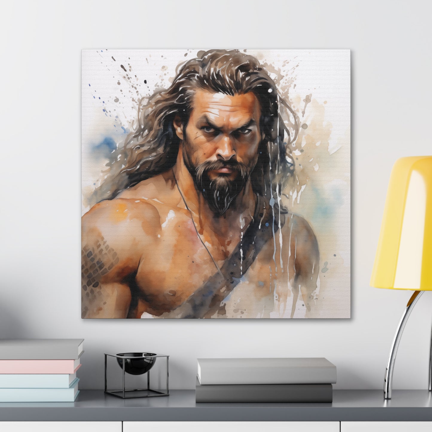 Gallery Wrapped Canvas, Celebrity Inspired, Pop Art Canvas – Jason
