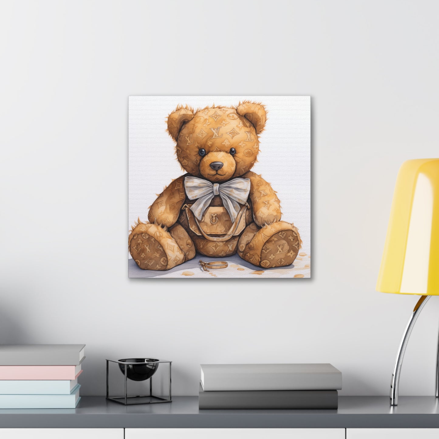 Canvas Gallery Wrap - LV Bear Wall Art - Ring