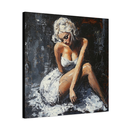 Gallery Wrapped Canvas, Guilt and Grit Adult Art Canvas, Erotic Pinup Art Canvas – Matisse