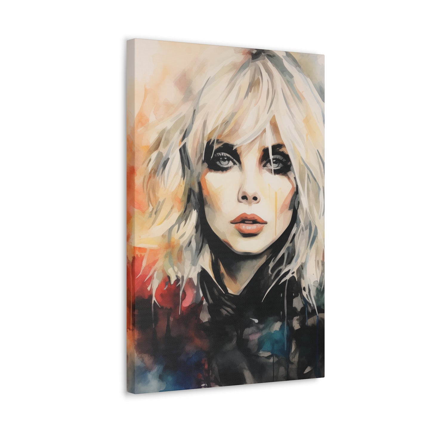 Gallery Wrapped Canvas, Celebrity Inspired, Pop Art Canvas – Debbie