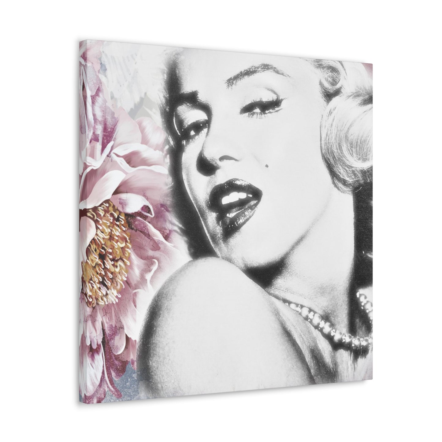 Canvas Wall Art, Gallery Wrapped Pop Art, Celebrity Wall Art – Marilyn Monroe - Bloom