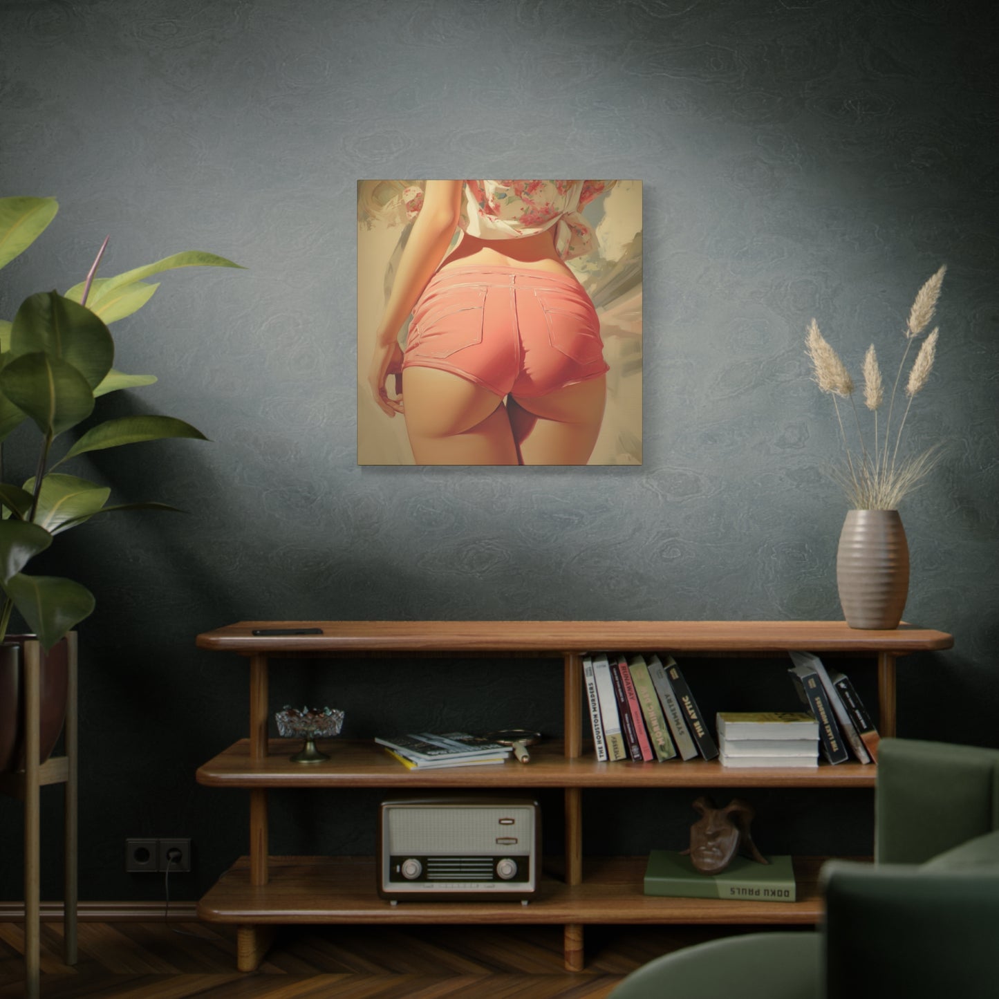 Gallery Wrapped Canvas, Tongue and Cheek Art Canvas, Naughty Girl Art Canvas –  Tammy