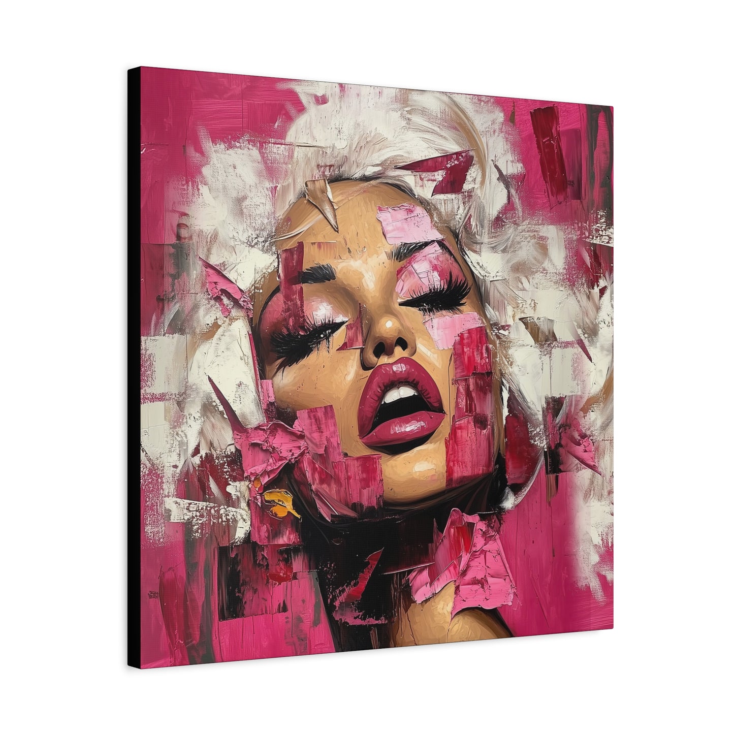 Gallery Wrapped Canvas, Guilt and Grit Adult Art Canvas, Erotic Pinup Art Canvas – Zora