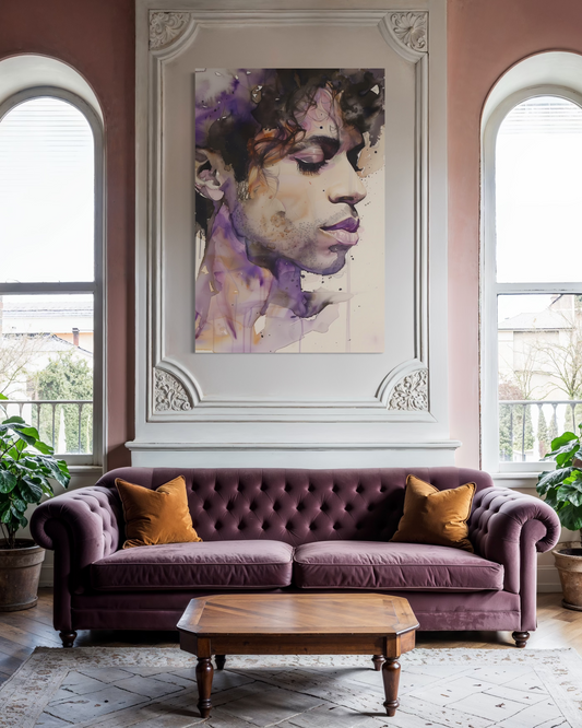 Gallery Wrapped Canvas, Celebrity Inspired, Pop Art Canvas – Prince