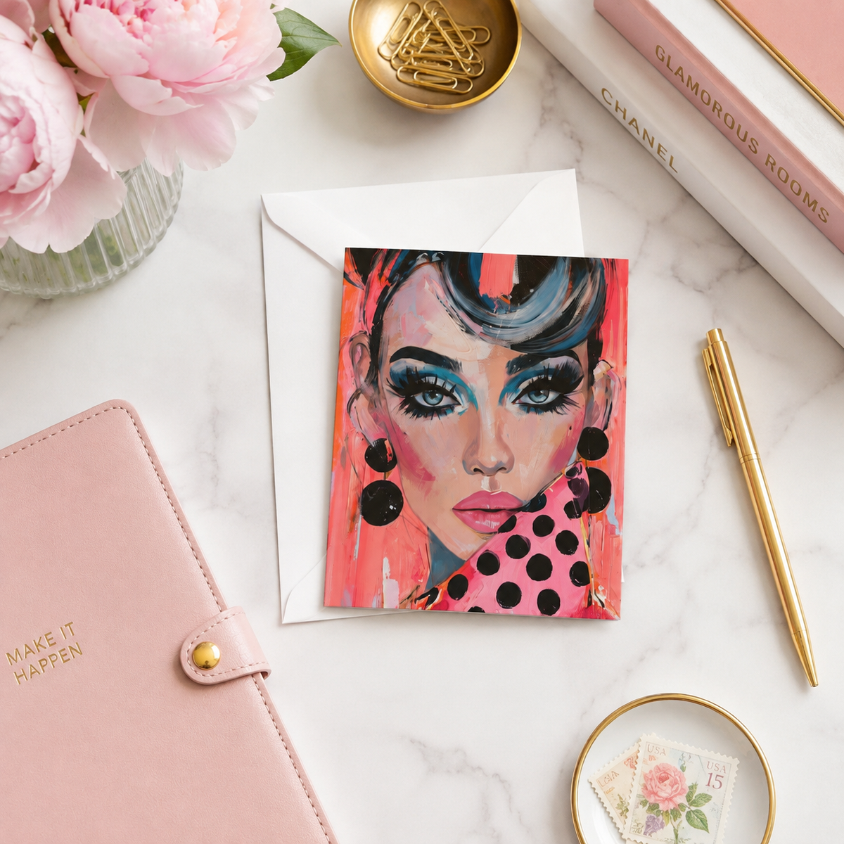 Cards Multi-Design Greeting Cards (5-Pack) - Sophie