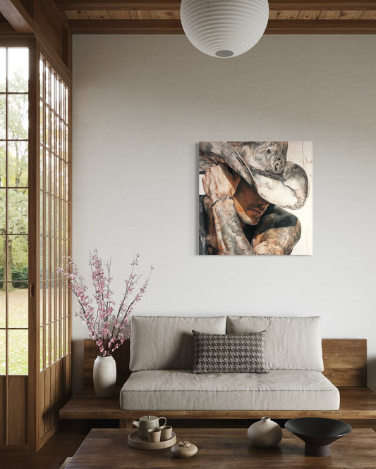 Gallery Wrapped Canvas, Wranglers and Wreckage Art Canvas, Erotic Pinup Art Canvas – Chase